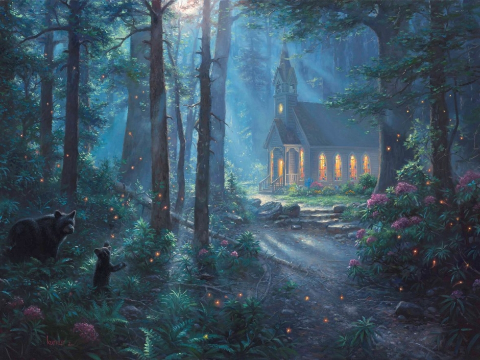 Summer Chapel by Mark Keathley » Infinity Fine Art