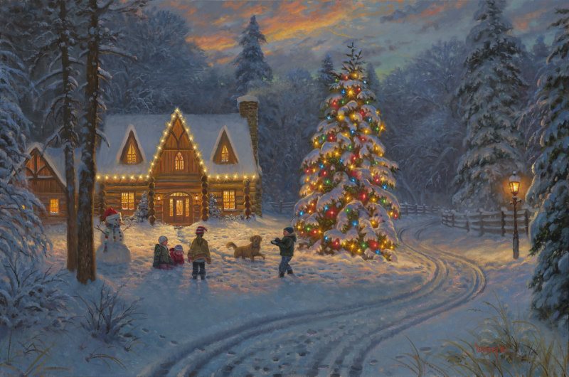 Smoky Mountain Christmas by Mark Keathley » Infinity Fine Art