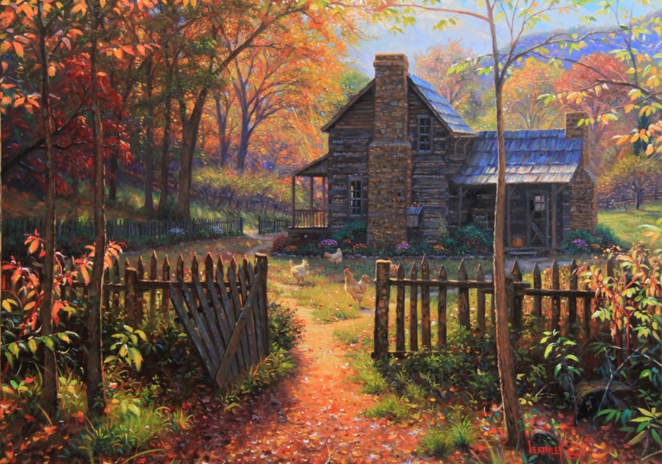 Welcome Fall by Mark Keathley » Infinity Fine Art