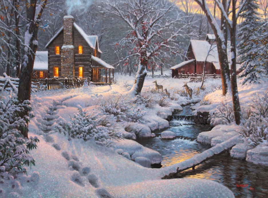 Warm and Cozy by Mark Keathley – Infinity Fine Art