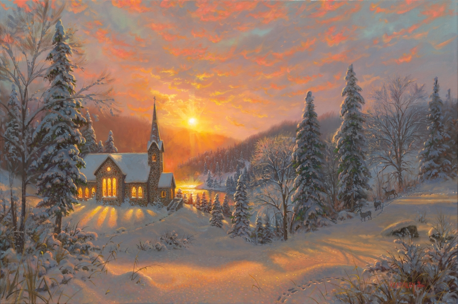 Christmas Morning by Mark Keathley » Infinity Fine Art